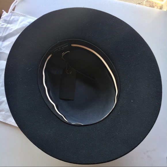 SOLD Rag & Bone Felt Fedora Hat Size M - Picture 3 of 6